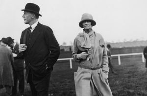 Coco Chanel and the Duke of Westminster at the races in 1924.jpg